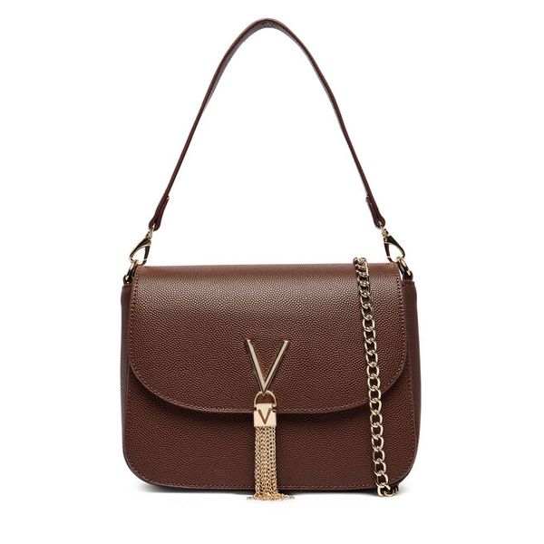 Torebka Valentino. Brązowe torebki klasyczne Valentino, bez wzorów, bez dodatków. Za 459.99 zł.
