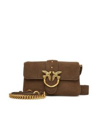 PINKO Torebka Love One Mini Slouchy Fl PE 25 PLTT 104340 A2CC Brązowy. Brązowe torebki klasyczne Pinko, bez wzorów, ze skóry, bez dodatków. Za 1,099.00 zł.