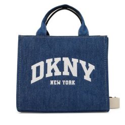 Torebka DKNY. Niebieskie torebki klasyczne DKNY, bez wzorów, bez dodatków. Za 569.99 zł.