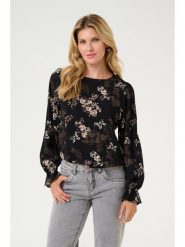 Cream Bluzka "Alora" w kolorze czarnym rozmiar: S/M. Czarne bluzki Cream, m, bez wzorów, z wiskozy, bez kołnierzyka, bez ramiączek. Za 109.52 zł.