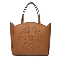Torebka KARL LAGERFELD. Brązowe torebki klasyczne KARL LAGERFELD, bez wzorów, bez dodatków. Za 1,039.00 zł.