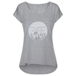 Damski t-shirt Kilpi ROISIN-W. Szare t-shirty Kilpi, xs, bez wzorów, bez kołnierzyka, bez ramiączek. Za 60.57 zł.