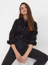 Jeansy skinny mid waist - szary. Szare jeansy Sinsay, l, bez wzorów. W wyprzedaży za 35.99 zł.