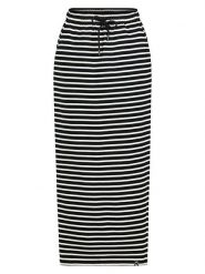 Sublevel Spódnica w kolorze czarno-białym rozmiar: XL. Czarne spódnice Sublevel, xl, bez wzorów, z bawełny, maxi. Za 69.99 zł.