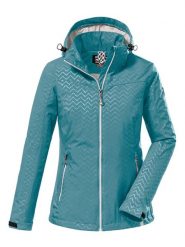 Killtec Kurtka softshellowa "KOS 176" w kolorze turkusowym rozmiar: 40. Niebieskie kurtki sportowe Killtec, m, bez wzorów, bez kaptura, outdoorowe. Za 158.47 zł.