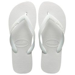 Klapki Havaianas Model 4000029 Kolor Biały. Białe klapki Havaianas, bez wzorów, bez obcasa. Za 128.00 zł.