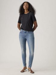 Levi's Dżinsy "721" - Skinny fit - w kolorze niebieskim rozmiar: W24/L28. Niebieskie jeansy Levi's®, l, z aplikacjami, z podwyższonym stanem. Za 279.95 zł.
