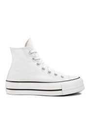 Converse Trampki Chuck Taylor All Star Lft Hi 560846C Biały. Białe trampki Converse, bez wzorów, z materiału, bez zapięcia. Za 269.99 zł.