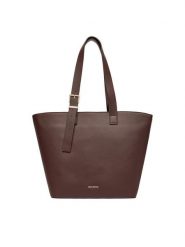 Gino Rossi Torebka C-AYSHA-KQ78 Brązowy. Brązowe shopper Gino Rossi, bez wzorów, z materiału, bez dodatków. Za 329.99 zł.