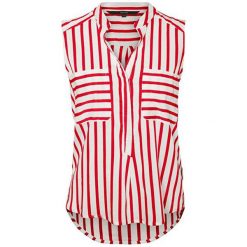Vero Moda Damska koszulka w Stripe Erika S / L Color Śnieg White / Red (rozmiar S). Białe bluzki Vero Moda, l, bez wzorów, bez kołnierzyka, bez ramiączek. W wyprzedaży za 113.00 zł.