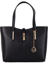 Mia Tomazzi Skórzana torebka "Como" w kolorze czarnym - 35 x 28 x 14 cm rozmiar: onesize. Czarne torby na ramię Mia Tomazzi, bez wzorów, z materiału, na ramię, bez dodatków. Za 408.49 zł.