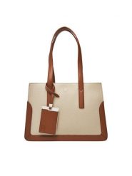 Furla Torebka Baia WB01701 BX3749 TCO00 Beżowy. Brązowe torebki klasyczne Furla, bez wzorów, z materiału, bez dodatków. Za 1,339.00 zł.