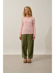 AUTHENTIC CASHMERE Kaszmirowy sweter "Ivy" w kolorze jasnoróżowym rozmiar: M. Różowe swetry AUTHENTIC CASHMERE, m, bez wzorów, z kaszmiru, bez ramiączek. Za 375.08 zł.