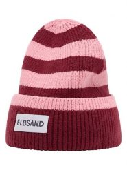 ELBSAND Czapka beanie "Norid" w kolorze czerwono-różowym rozmiar: onesize. Czerwone czapki ELBSAND, bez wzorów, z materiału. Za 73.99 zł.