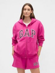 GAP Bluza w kolorze różowym rozmiar: XXL. Różowe bluzy sportowe GAP, xxl, bez wzorów, bez kaptura. Za 145.60 zł.