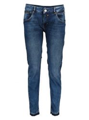 Herrlicher Dżinsy - Slim fit - w kolorze niebieskim rozmiar: W25. Niebieskie jeansy Herrlicher, z aplikacjami. Za 122.96 zł.