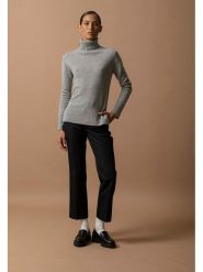 Perfect Cashmere Kaszmirowy golf "Tracy" w kolorze szarym rozmiar: M. Szare golfy Perfect Cashmere, m, bez wzorów, z kaszmiru, bez ramiączek. Za 413.99 zł.