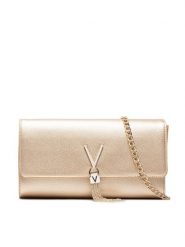 Valentino Torebka Divina VBS1R401G Złoty. Żółte torebki klasyczne Valentino, bez wzorów, ze skóry, bez dodatków. Za 219.99 zł.