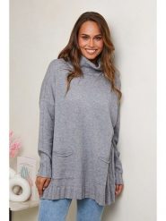 Soft Cashmere Golf w kolorze szarym rozmiar: 38/40. Szare golfy Soft Cashmere, bez wzorów, bez ramiączek. Za 147.95 zł.