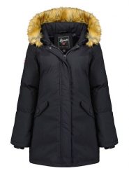Geographical Norway Parka "Dinasty" w kolorze czarnym rozmiar: XXL. Czarne parki Geographical Norway, xxl, bez kaptura. Za 188.85 zł.