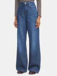 BOSS Jeansy 50569156 Niebieski Wide Leg. Niebieskie jeansy Boss, bez wzorów. Za 599.99 zł.