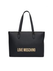 LOVE MOSCHINO Torebka JC4190PP1PKD0000 Czarny. Czarne shopper Love Moschino, bez wzorów, ze skóry, bez dodatków. Za 1,059.00 zł.