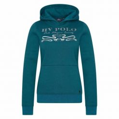 Bluza damska z kapturem HV Polo Ariel. Niebieskie bluzy HV POLO, m, z aplikacjami, z kapturem. Za 486.00 zł.