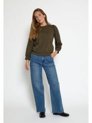 Peppercorn Bluza "Fiola" w kolorze khaki rozmiar: L. Brązowe bluzy Peppercorn, l, bez wzorów, z bawełny, bez kaptura. Za 129.95 zł.