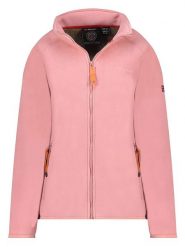 Geographical Norway Kurtka polarowa w kolorze jasnoróżowym rozmiar: XXL. Różowe swetry Geographical Norway, xxl, bez wzorów, z polaru, bez ramiączek. Za 92.42 zł.