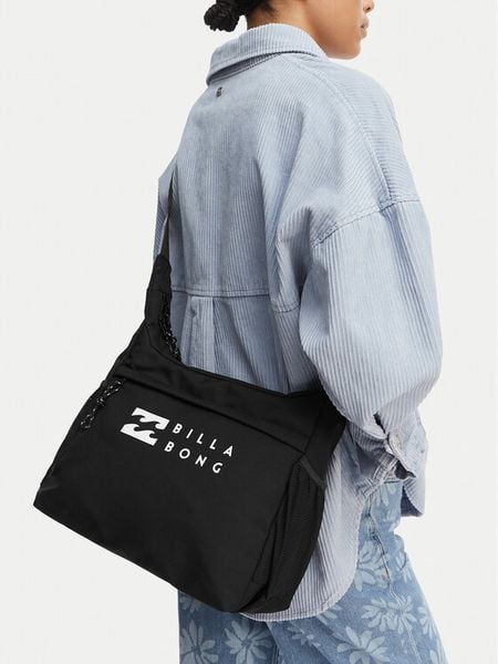 Billabong Torebka WBEOHP-BLB-M-003-10 Czarny. Czarne listonoszki Billabong, bez wzorów, z materiału, bez dodatków. Za 79.99 zł.