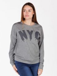 KEY LARGO Bluza "Brooklyn" w kolorze szarym rozmiar: S. Szare bluzy KEY LARGO, s, bez wzorów, bez kaptura. Za 105.38 zł.