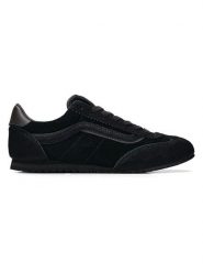 Vans Skórzane sneakersy "Super Lowpro" w kolorze czarnym rozmiar: 38,5. Czarne trampki Vans, bez wzorów, bez zapięcia. Za 199.95 zł.