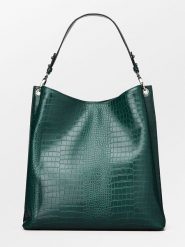 Becksöndergaard Torebka "Kayna" w kolorze zielonym - 35 x 36,5 cm rozmiar: onesize. Zielone torby na ramię Becksöndergaard, bez wzorów, z materiału, na ramię, bez dodatków. Za 244.22 zł.