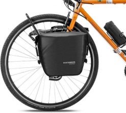 Torba rowerowa wodoodporna do użytku przód tył ROCKBROS. Czarne torby na ramię ROCKBROS, bez wzorów, z materiału, biznesowe, na ramię, bez dodatków. Za 276.00 zł.