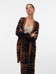 ONLY Kardigan w kolorze brązowo-czarnym rozmiar: XL. Brązowe kardigany Only, xl, bez wzorów. Za 132.05 zł.