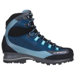 Buty damskie La Sportiva Trango Trk Leather GTX. Niebieskie trekkingi La Sportiva, z materiału, za kostkę, trekkingowe. Za 954.99 zł.
