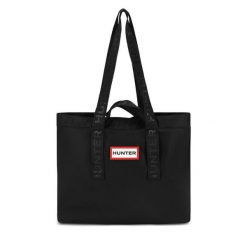 Torba Hunter. Czarne shopper Hunter, bez wzorów, bez dodatków. Za 159.99 zł.