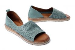 ARTIKER RELAKS 52C0930 zielony, sandały damskie. Zielone sandały Artiker Relaks, w ażurowe wzory, ze skóry, bez obcasa, bez zapięcia. Za 234.90 zł.