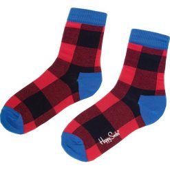Skarpety Wysokie Unisex HAPPY SOCKS - GIH01-4000 Czerwony Kolorowy. Czerwone skarpety Happy Socks, bez wzorów, z bawełny. Za 39.90 zł.