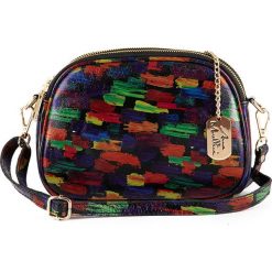 Anna Morellini Skórzana torebka w kolorze czarnym ze wzorem - 23 x 17 x 7 cm rozmiar: onesize. Czarne torby na ramię Anna Morellini, bez wzorów, z materiału, na ramię, bez dodatków. Za 217.99 zł.