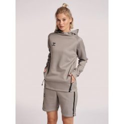 Damska bluza z kapturem Hummel Cima Xk. Szare bluzy Hummel, s, bez wzorów, z dresówki, z kapturem. Za 240.45 zł.