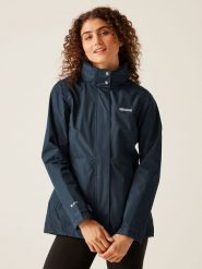 Regatta Kurtka przeciwdeszczowa "Daysha" w kolorze granatowym rozmiar: 40. Niebieskie kurtki sportowe Regatta, bez wzorów, bez kaptura, outdoorowe. Za 145.60 zł.