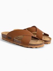 Sunbay Klapki "Mackay" w kolorze brązowym rozmiar: 41. Brązowe klapki Sunbay, bez wzorów, z otwartym noskiem, bez obcasa. Za 149.66 zł.