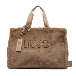 Torebka Liu Jo. Brązowe shopper Liu Jo, bez wzorów, bez dodatków. Za 499.99 zł.