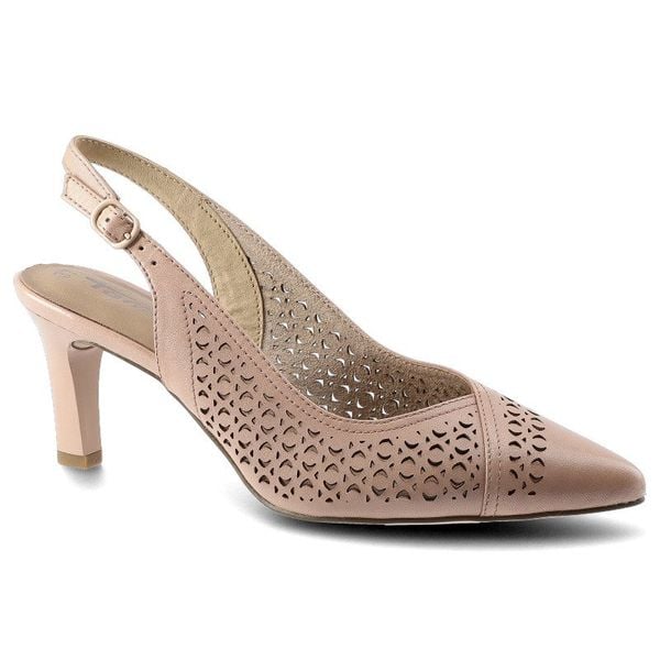 Beżowe Sandały Damskie Tamaris Ażurowe Buty Letnie. Brązowe sandały Tamaris, w ażurowe wzory, ze skóry, biznesowe, bez obcasa, na obcasie, bez zapięcia. Za 175.00 zł.