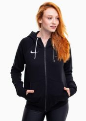 Bluza sportowa damska Nike Wmns Park 20. Białe bluzy sportowe Nike, s, bez wzorów, z bawełny, z kapturem. Za 399.99 zł.