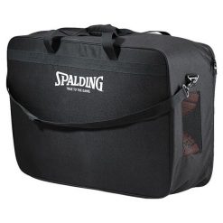 Torba na piłki Spalding. Czarne torby na ramię SPALDING, bez wzorów, z materiału, sportowe, na ramię, bez dodatków. Za 259.85 zł.