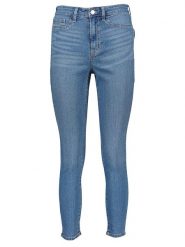 GAP Dżinsy - Skinny fit - w kolorze błękitnym rozmiar: W34. Niebieskie jeansy GAP, bez wzorów. Za 70.41 zł.