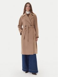 Weekend Max Mara Płaszcz przejściowy Cascia 2525016072 Beżowy Regular Fit. Brązowe płaszcze Weekend Max Mara, bez wzorów, z kaszmiru, bez kaptura. Za 7,259.00 zł.