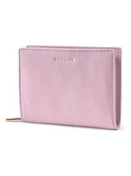 Puccini Skórzany portfel "Zen" w kolorze jasnoróżowym - 13 x 10 x 2 cm rozmiar: onesize. Różowe portfele Puccini, bez wzorów, z materiału. Za 213.69 zł.